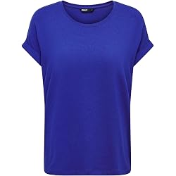 Only Shirt met korte mouwen ONLBETTY S/S O-NECK SHORT TOP CC JRS shop