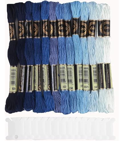 450 fili da ricamo per punto croce, matasse di filo da cucito in 447 colori, bobine di cotone, matasse di filo da ricamo, kit per punto croce, per adulti, lavori a maglia
