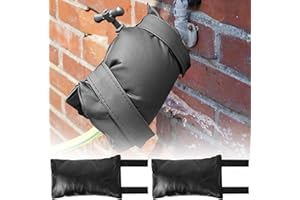 AUIRSHIKY Wasserhahn Abdeckung 2PCS Verdickung Frostschutz Außen Wasserhahn Abdeckung, Außenwasserhahnabdeckungen, Verdickung Beutel Wasserhahn, Wasserdicht Frostsichere Outdoor-Wasserhahn-Isolierabdeckung
