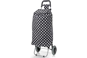Hoppa 57Ltr Lightweight Shopping Trolley 2024 model, Hard Wearing & Foldaway for Easy Storage With 1 Years Guarantee