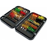 Valkyrie 100 Par&ccedil;a Yapay Sinek İğne Seti Fly Fishing Kutulu Alabalık Balık&ccedil;ılık T&uuml;yl&uuml; Sahte Yem
