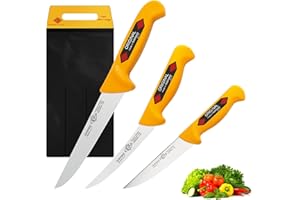 Solingen Eikaso 1677 G - Juego de 3 cuchillos de carnicero