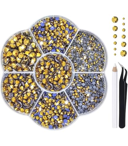Strass Hotfix Multicolores - Tailles Ss6 à Ss30, 2500 Pièces - Neuf, Pour Créations DIY