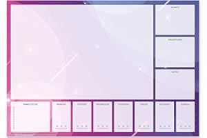 CSM A3 Desk Pad, 50 Sheets Per Pad, 90GSM, Plain, Strong Grey Backboard