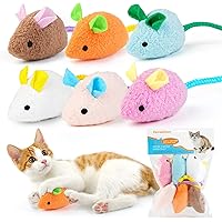 Dorakitten Katzenminzen Spielzeug,6pcs Katzen kauspielzeug,interaktiv katzenspielzeug fur Katze und Kätzchen,Nettes…