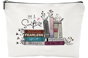 CoCoCherry Music Lover Cosmetic Bag Singer Fans Gift, You are Braver Stronger Smarter Than You Think, Makeup Zipper Pouch Bag for Women Girls,Singer's Merchandise, Gifts for Women Friends Sister