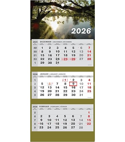 4-Month Wall Calendar 2025 Large Format 33 X 90 Cm With Attractive Paris Image Motif - View #4