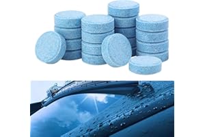 RUMGUG Skoncentrowana pastylka do mycia lodów 40 l, tabletka, środek czyszczący, solidny detergent, szyba samochodowa, podkładki musujące, płyn do detergentów, do szyb okiennych, płytek (20 szt.)