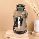 2200 ml Suluk 2.2 Litre - Kilitli Kapaklı Geniş Hacimli Matara (Yeşil)