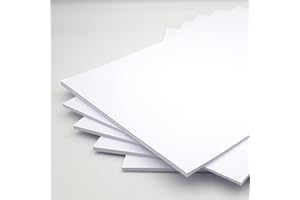 Rothmill A5 White Card Stock, 212gsm Weight and 280 Micron Thickness, Ideal for Arts and Craft, Office and Stationery Use - 50 Sheets