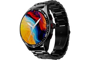 Fire-Boltt Invincible Plus 1.43" AMOLED Display Smartwatch with Bluetooth Calling, TWS Connection, 300+ Sports Modes, 110 in-