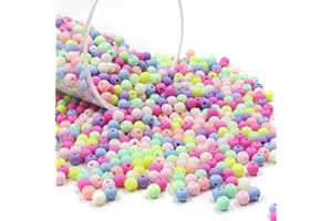 JETOP 1500 Perline Per Braccialetti, Kit Braccialetti Fai Da Te Bambina Friendship Bracelet Collana Perline Colorate Giochi Bambina 3-5-8 Anni Perline Opache Pastello Creare Braccialetti Bambina