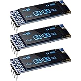 APKLVSR 3PCS 0.91" I2C Display Modul,IIC I2C Display OLED Anzeigemodul 128x32 3.3V/5V für Arduino und andere Mikrocontroller