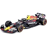 Bburago F1 Red Bull RB18 (2022): Modellauto im Maßstab 1:43, 1 Max Verstappen, Windowbox, blau (18-38061P)