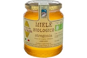 Miele biologico di Stregonia - Italiano non Pastorizzato | Apicoltura Colle Salera (250 gr)