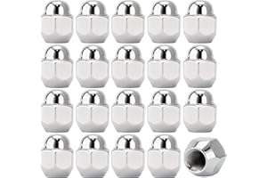 ERMWALR 20pcs M12x1.5 Closed End Wheel Lug Nuts Hex 21mm for Hyundai KIA Mazda Alloy Wheel Nut Locking Wheel Nuts Replacement 52950-14120