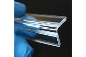 CATERPILLAR RED Cardini 5 x 50mm, basso profilo, cardini flessibili, Trasparenti, Cardini Continui Piatti in Acrilico