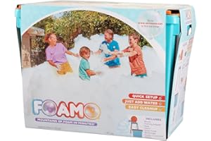 little tikes FOAMO Macchina per Schiuma - Include Liquido per Schiuma, Pompa dell'Acqua, Ventilatore e Altro - Ideale per Feste e Compleanni - Facile da Pulire e installare - età: 3+ Anni