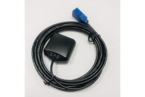 1SOURCETEK Car GPS Active Antenna Fakra Male Plug Connector Cable Antenna Receiver Transmitter Magnetic Base for Car DVD GPS Module GPS Navigation System GPS Receivers