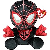 Ty Floppy - Marvel Koleksiyonu, Miles Morales, &Ouml;r&uuml;mcek Adam, Yumuşak Pel&uuml;ş Oyuncak, Koleksiyon, B&uuml;y&uuml;kler ve K&uuml;&ccedil;&uuml;k &Ccedil;ocuklar İ&ccedil;