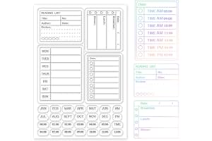GLOBLELAND Calendario Timbri Trasparenti Sigillo Timbri Journaling in Silicone Trasparente per la Creazione di Biglietti e Decorazioni per Scrapbooking