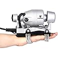 Leadwort® Powerful Silver Double Speed Built Floating Action Body/Head Finger Massager Pain Relief Device (Silver)