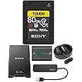 Sony CFexpress Type A 80GB Memory Card with Sony MRWG2 CFexpress Type A/SD Memory Card Reader, Sony Z-Series NP-FZ100, Knox Gear 4 Port USB 3.0 Hub and Dual Charger for FZ100 Bundle (5 Items)