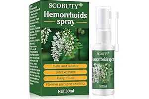 SCOBUTY Hemorrhoids Treatment,Hemorrhoids Spray,Hemorrhoids Spray for Hemorrhoids Fissures Bleeding Anal Discomfort,Natural and Fast Pain Relief Spray, 30ML