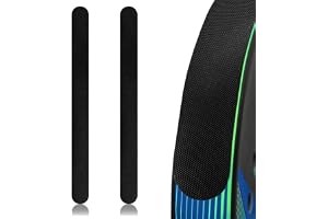 Svart skyddspaket för grov paddelracket – skyddsband för multigranulerat paddelracket – skydd för svart silikon paddelracket.
