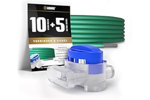 lohag® 10 Kabelverbinder + 5m Begrenzungskabel inkl. Reparaturset - wasserdichte Verbindungsklemmen mit Gelfüllung Gelklemmen - Kompatibel für Bosch, Gardena, Husqvarna, Worx, Yard Force
