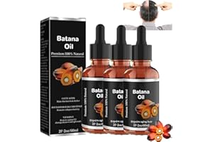 Pelinuar Batana Oil for Hair Growth, 100% Natural Batana Oil Organic, Mejora el cabello y la radiancia, Promueve eficazmente el bienestar del cabello, deja tu cabello Smoother Oil (3 unidades)