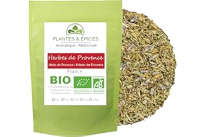 P&E Herbes de Provence 100% Naturel, intensément aromatique et sans additifs - Sachet Fraîcheur Biodégradable Refermable (250g)