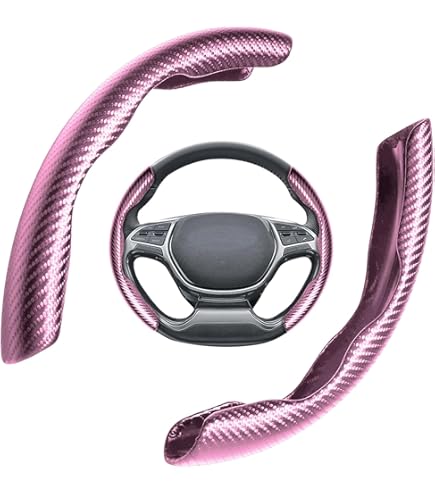 Universal Lenkradhülle 38cm Carbon Optik - Rutschfest & Schweißabsorbierend