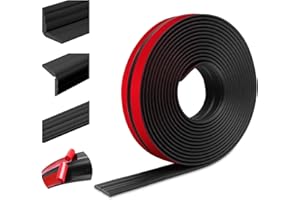 LSGCQ Flexible Zierleisten selbstklebend Kantenschutz Wand Winkelleiste Weichsockelleiste für Wände Böden Eckenschutz (20mm×3m, Schwarz)