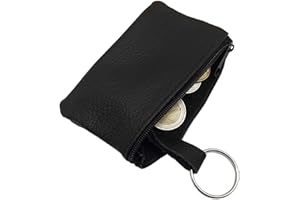 myledershop Cuero Estuches de llave 1 compartimento Made in UE en negro