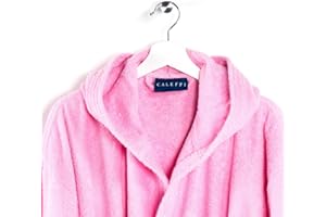 Caleffi - Accappatoio MINORCA per adulti, Donna/Uomo/Unisex con Cappuccio, in Spugna 100% morbido Cotone idrofilo 400gsm, Lavabile in Lavatrice 40° + Asciugatrice, Taglia 3XL Colore ANTRACITE