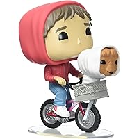 Funko Pop! Movies: ET - Elliott - Elliot With ET in Bike Basket - E.T. The Extra Terrestrial - Figura in Vinile da Collezione