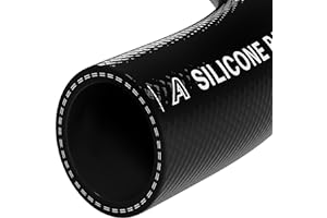 AP AUTOMOTIVE 19mm x 27mm Silicone 2 Ply Rubber Flexible Hose 1 Metre Heater Radiator Coolant Vacuum Water Air Tubing Black