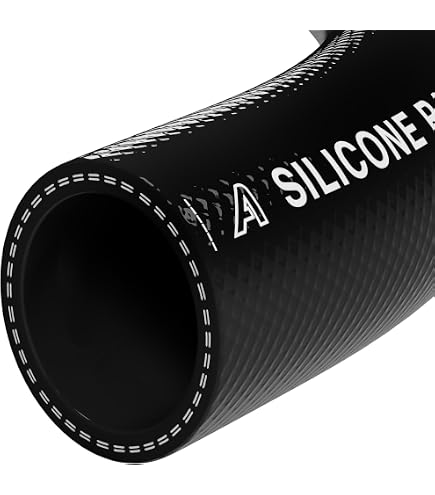 Tubo Ridotto In Silicone Nero 60mm A 55mm - Alto Spessore 5.5mm - Autosiliconehoses
