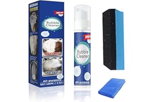 ASHOPFUN Foaming Heavy Oil Stain Cleaner,Foam Cleaner All Purpose Heavy Duty,Stubborn Grease & Grime Remover Bubble Spray,for Kitchen,Oven,Stove,Grill (1pcs)