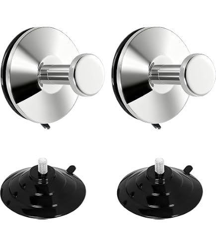10 ganci autoadesivi, in acciaio inox, resistenti, adesivi da parete, ganci doppi per camera da letto, bagno, per appendere cappelli, vestiti, asciugamani