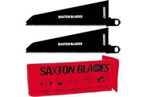 SAXTON BLADES Saxton SSB229CT Wood & Plastic Blade Compatible with Black and Decker Piranha Scorpion Saws (Pack of 2)