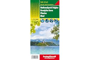 WK 5141 Nationalpark Triglav - Kranjska Gora - Planica - Bled, Wanderkarte 1:35.000: Wandel- en fietskaart 1:35 000 (freytag & berndt Wander-Rad-Freizeitkarten)