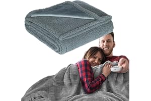 YCYATS Liebesdecke Wasserdichte, Liebesdecke - Die Wasserdichte Kuscheldecke, Wasserdicht Decke for Bett Couch Sofa, Wasserdichte Hundedecke für kleine mittelgroße Hunde, weiche (Grey, M:100 * 145CM)
