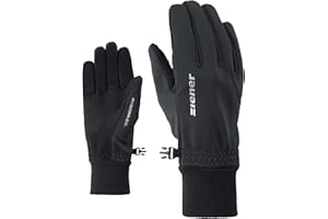 Ziener Erwachsene IDEALIST GWS Freizeit-/Funktions-/Outdoor-Handschuhe | atmungsaktiv, winddicht, Soft-Shell, schwarz
