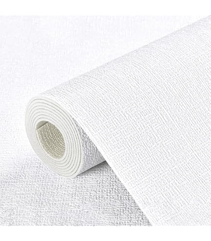 Warmte-isolerend behang, decoratieve anti-schimmel isolatiepanelen voor gebruik binnenshuis, 3D-linnenstructuur, anti-schimmel, geluidsisolerend behang voor thuis en kantoor (beige, 50 x 280 cm