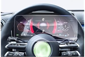 GAFAT Classe C W206 / GLC X254 2023 2024 2025 12,3" Digital Cockpit Pellicola Protettiva, Classe C W206 12,3 Pollici Digital Cluster Pellicola in Vetro, Antiurto, 9H Anti-Graffio