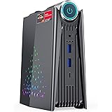 ACEMAGICIAN RGB Mini PC W-11 Pro, AMD Ryzen 7 5700U(fino a 4,3 GHz),16 GB DDR4 512 GB NVME SSD, Radeon RX Vega 8 Micro Deskto