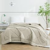 WAVVE Lightweight Duvet, 220 x 240 cm, 135/150 Bed, Beige | Hollow Fibre Duvet Filling, Soft and Breathable, Ideal for Spring
