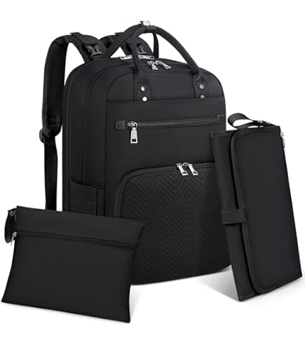 LÄSSIG Baby Changing Backpack, Changing Bag, Backpack With